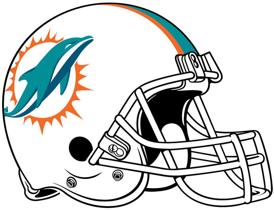 Miami Dolphins 2018-Pres Helmet Logo iron on transfers for T-shirts